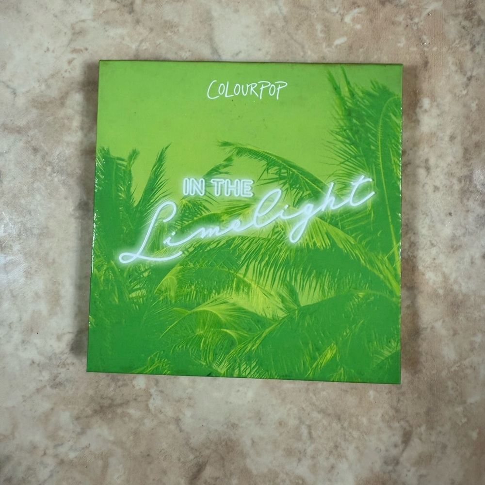 ColourPop “In The Limelight” Green Eyeshadow Palette